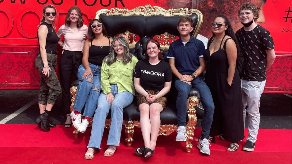 A group of new PENZONE stylists sitting together.