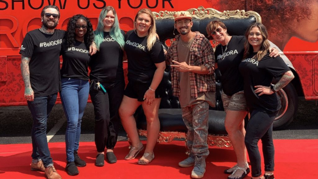 A group of PENZONE hair artists standing together.