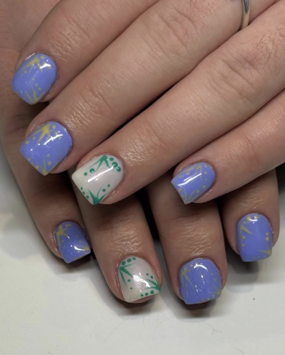 Pastel Nail Art.